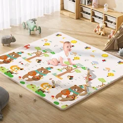 Alfombra de juego para gatear bebé – tapete grueso no tóxico