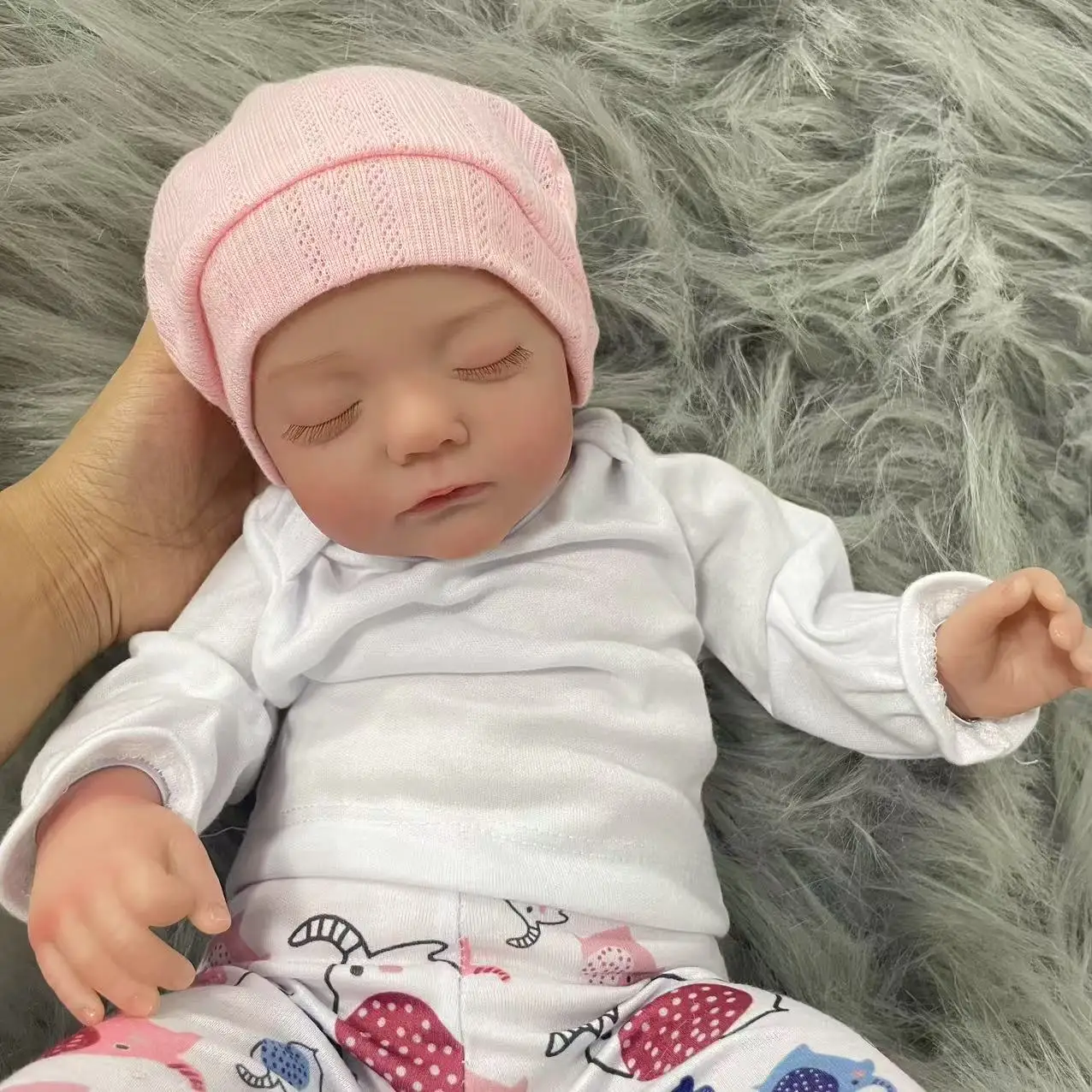Muñeca Reborn Alessia hiperrealista de piel natural