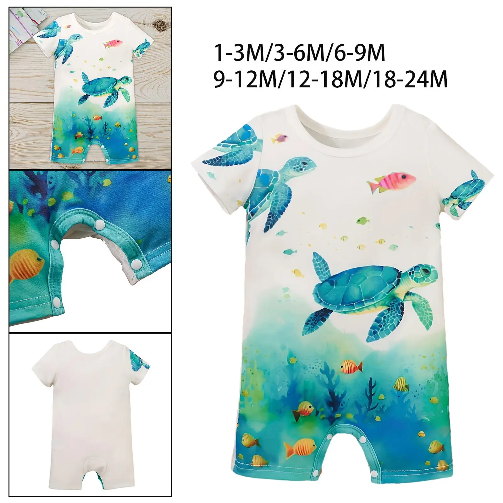 Baby Clothes Jumpsuit Newborn Infant Cartoon Casual Clothes Outfit Outdoor Fashion Summer Short Sleeve Baby Romper Boys Girls