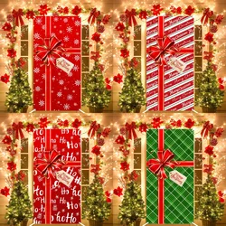 Cartel de puerta Santa Claus – Decoración navideña para el hogar