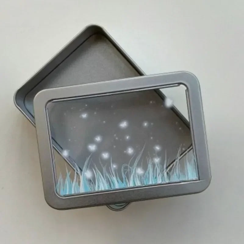Caja de hojalata organizadora para tarjetas K-pop