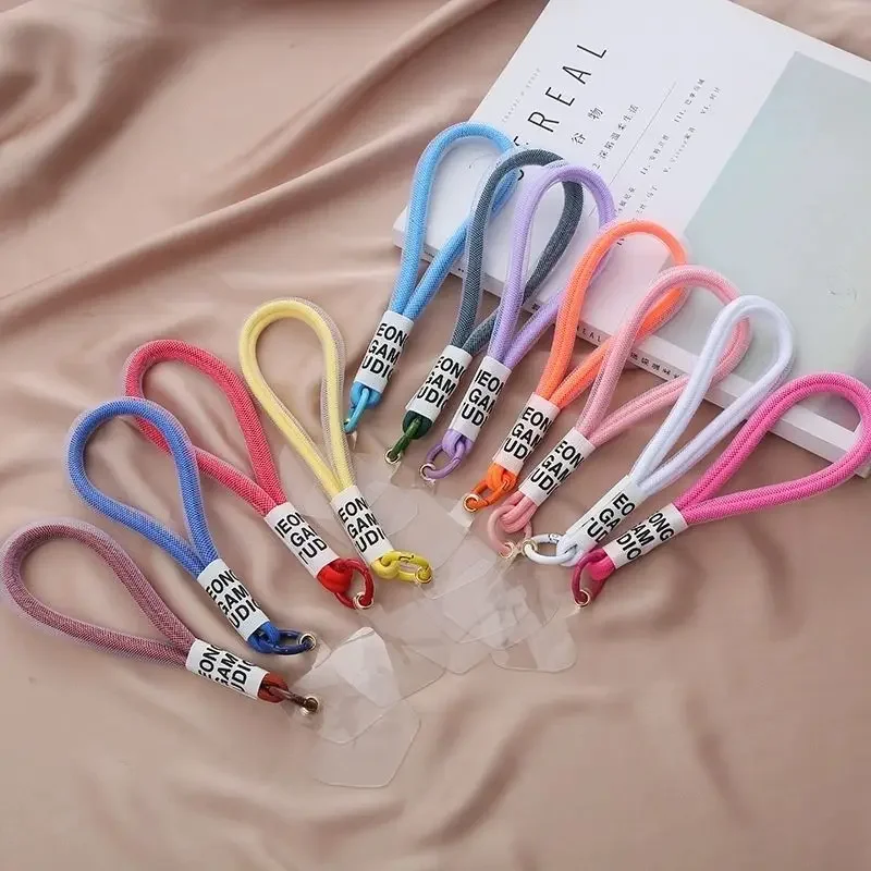 Cordón de Color para teléfono, correa de malla para bolso, tiras trenzadas, cordón para llaves, pantalones colgantes, accesorios, llavero - imagen 2