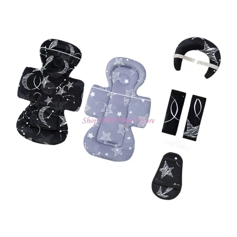 Inserto de asiento engrosado para bebé – Poliéster lavable a máquina - imagen 3