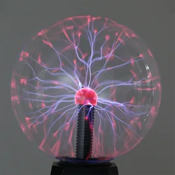 Lámpara táctil de bola de Plasma de cristal mágica para niños, luz nocturna LED, Decoración de cumpleaños y Navidad, iluminación de regalo