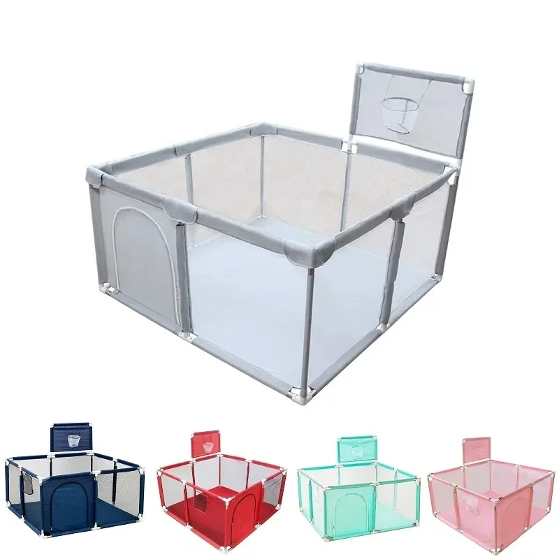 Parque de juegos cuadrado para bebés, barreras de actividades infantiles, parque infantil, parque infantil, parque infantil, parque infantil, valla de seguridad corralito para bebés - imagen 2