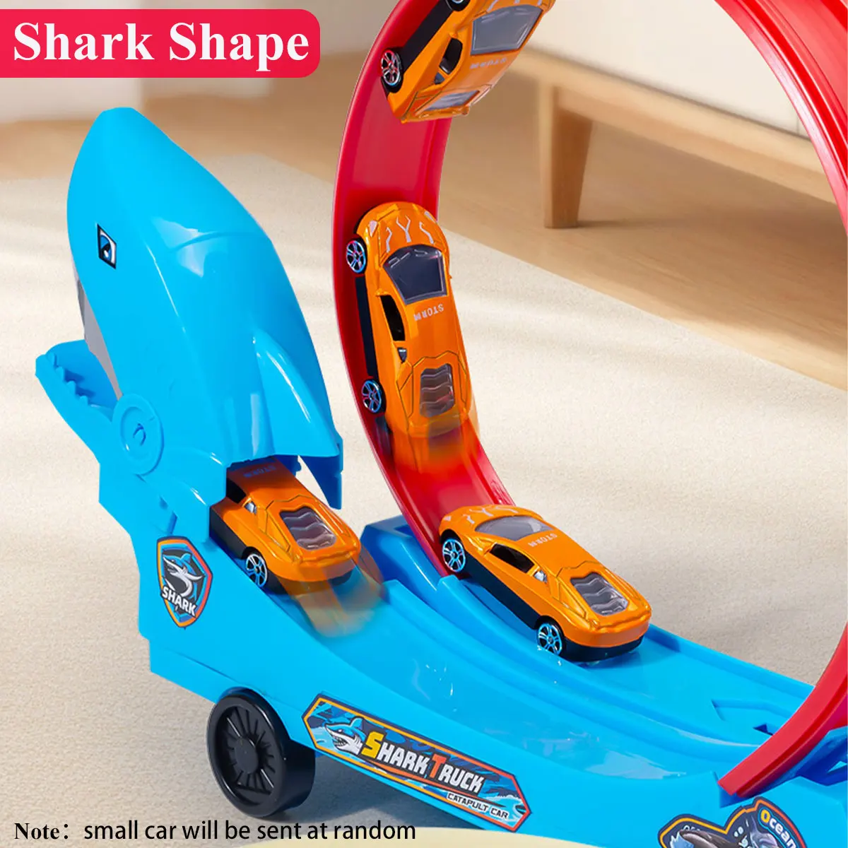 Set coche y pista con dinosaurio; tren educativo para niños curiosos - imagen 5