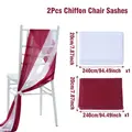 chair sash red white