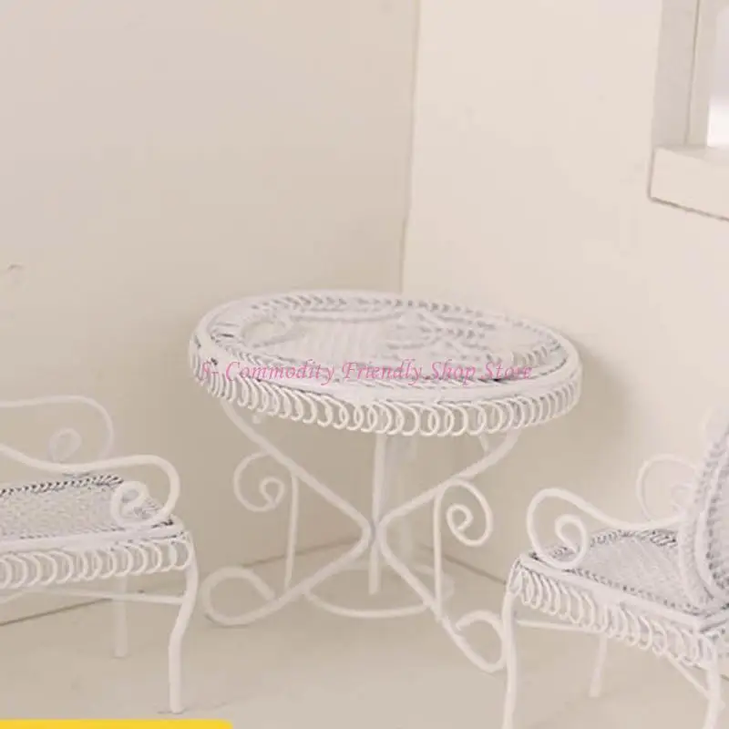 85AE Casas muñecas Suministros Sala Estar en Miniatura Muebles Modelo Centro Realista para Fotos - imagen 4