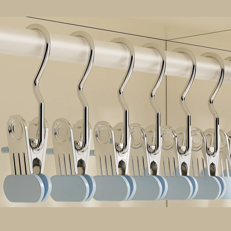 Clips para pantalones sin rastro para el hogar de 5 piezas, duraderos y antideslizantes, para pantalones y pantalones, accesorios de ropa que ahorran espacio