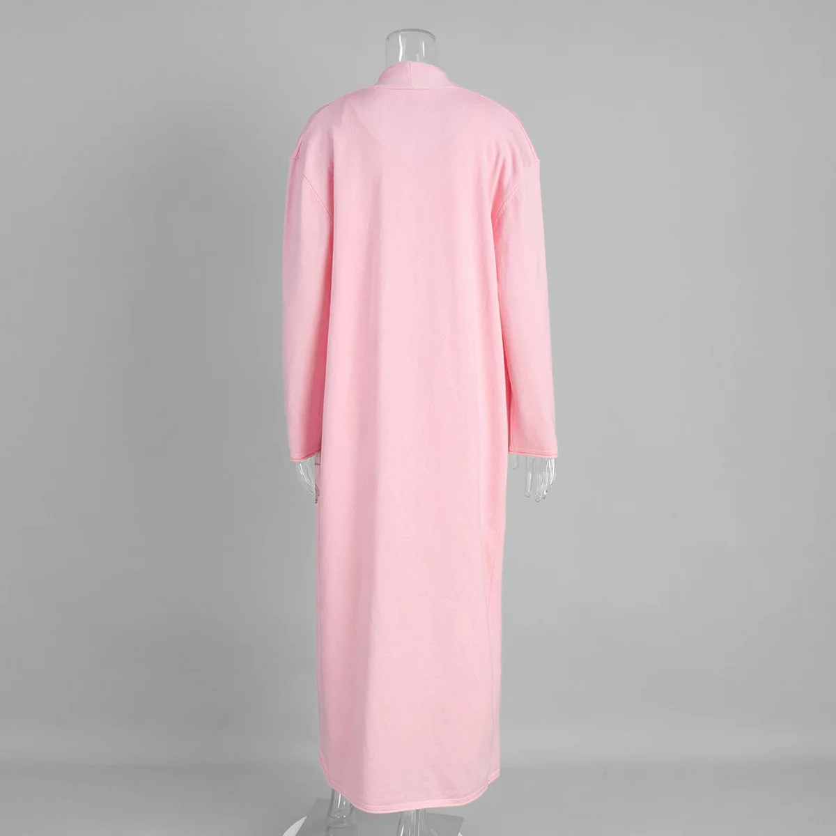 Conjunto completo de vestido de maternidad rosa