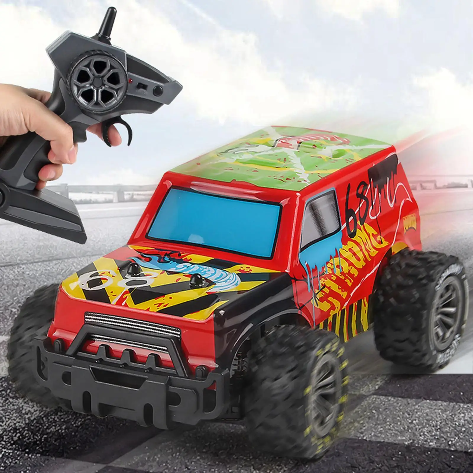 Remote Control Car Hobby Grade 2.4G Hobby RC Truck Simulated Climbing Car RC Rock Crawler for Boys Girls Birthday Gifts Children