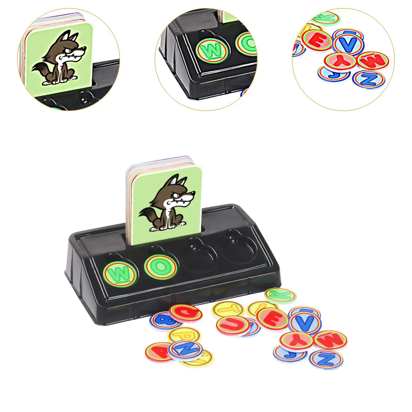 Letters Recognition Game Fun Kids Gift Educational Toys Matching Letter Game Learning Toys for Kindergarten Preschool Homeschool