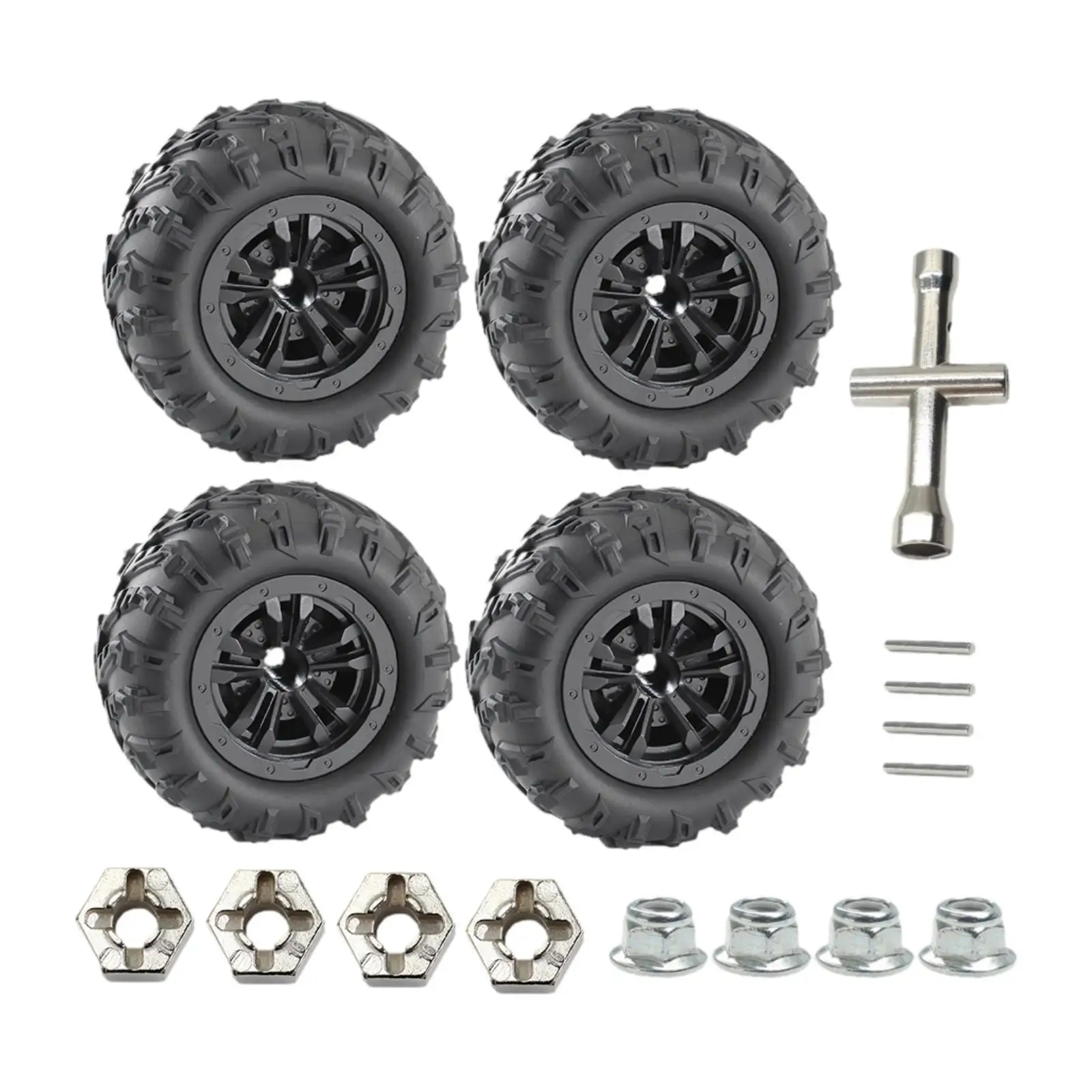 16101Pro Ruedas y neumáticos RC 85x47mm – Fácil instalación - imagen 4