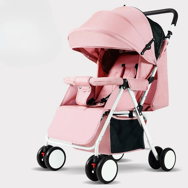 Cochecito plegable compacto con amortiguación y asa reversible - imagen 3