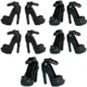 5  Pairs Shoes U