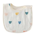 peach heart on white