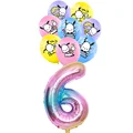 17pcs balloons 6