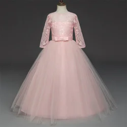 Vestido de Princesa para Niña – Falda de Tul y Manga Larga