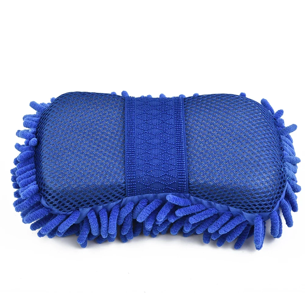 Cepillo de lavado para el cuidado del Chenille, esponja para lavado de coches, almohadilla de microfibra para lavado de coches, toalla de lavado, guantes para automóvil, accesorios de estilismo, Gadget - imagen 2
