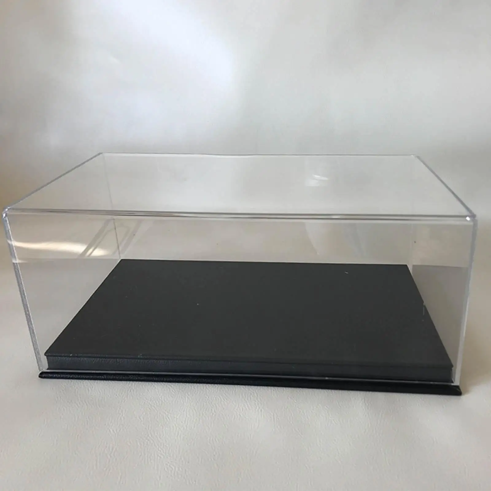 Acrylic Display Case with Base Figure Display Case for Dolls Toys Model Cars