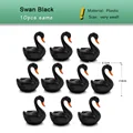 10pcs Black Swan