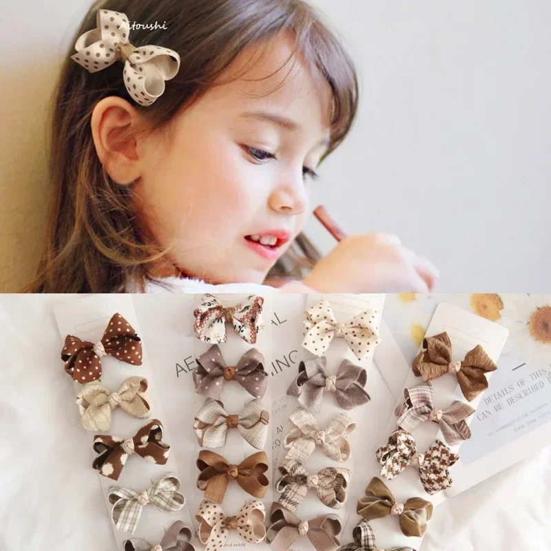 Pinzas para el cabello bebé niña estilo princesa con lazo europeo - imagen 5