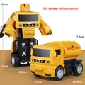 Yellow-Tanker truck