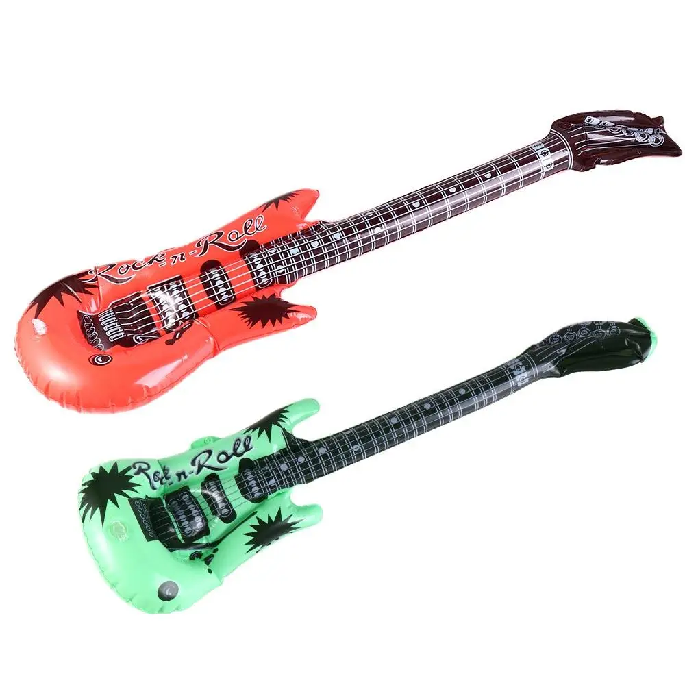 Globo de guitarra inflable musical de PVC para niños – color creativo - imagen 2