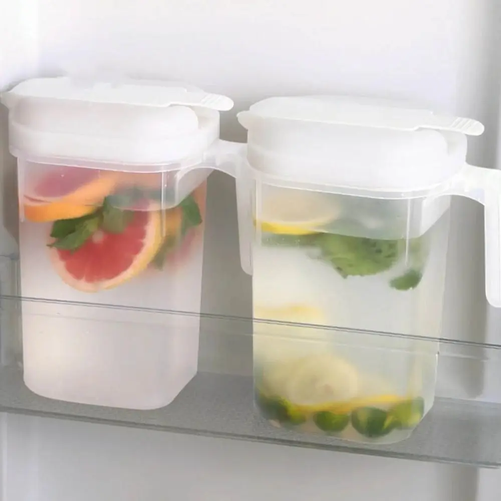 Tetera de plástico con filtro, jarra de agua de gran capacidad, resistente a altas temperaturas, Cubo de té de frutas, 1800/2400ml