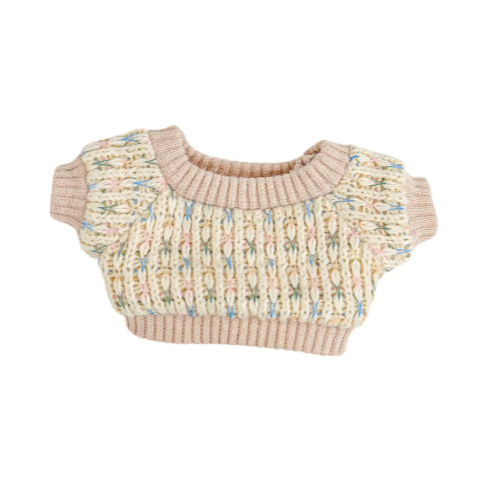 Doll Sweater Plush Figure Clothing Fashion for Little Girls Photo Props DIY Educational Dress up Costume for 5.91inch Doll