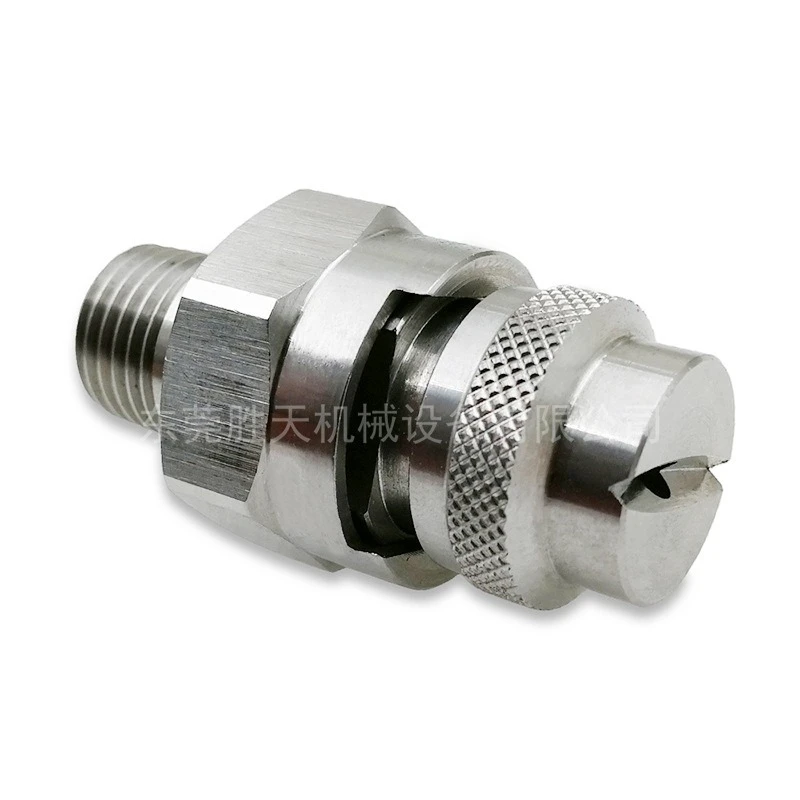 Boquilla tipo ventilador de instalación rápida de acero inoxidable, serie QUA y QVVA, limpieza Industrial, refrigeración, atomización y desengrasante, boquilla de enjuague