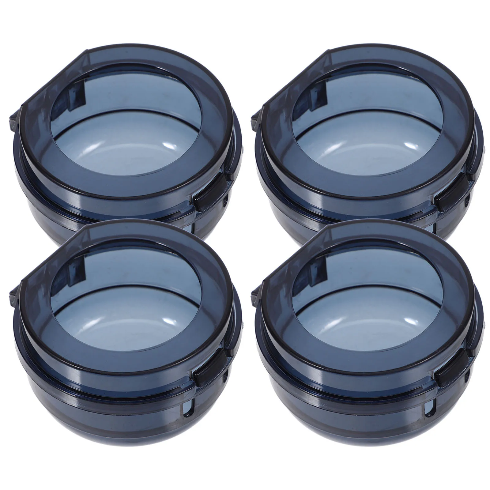 4 Uds. Cubiertas protectoras para estufa de Gas protector de interruptor cubiertas de perilla de estufa a prueba de niños cerraduras de seguridad cerraduras de plástico duraderas