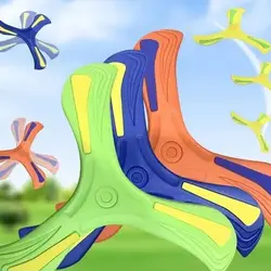 Boomerang infantil de tres hojas para juego educativo y ocio