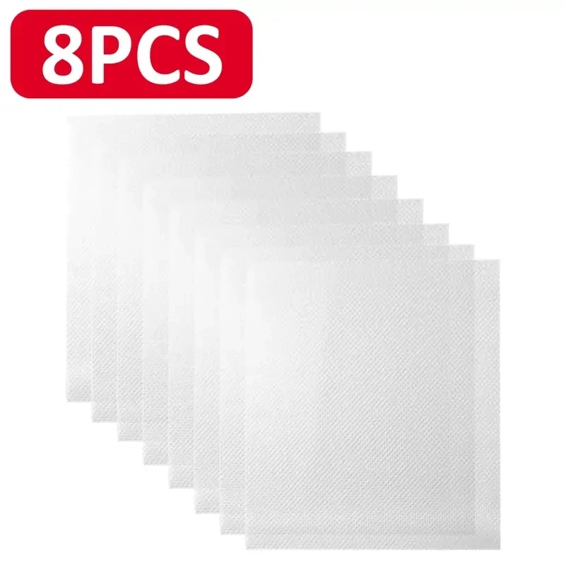 8PCS White