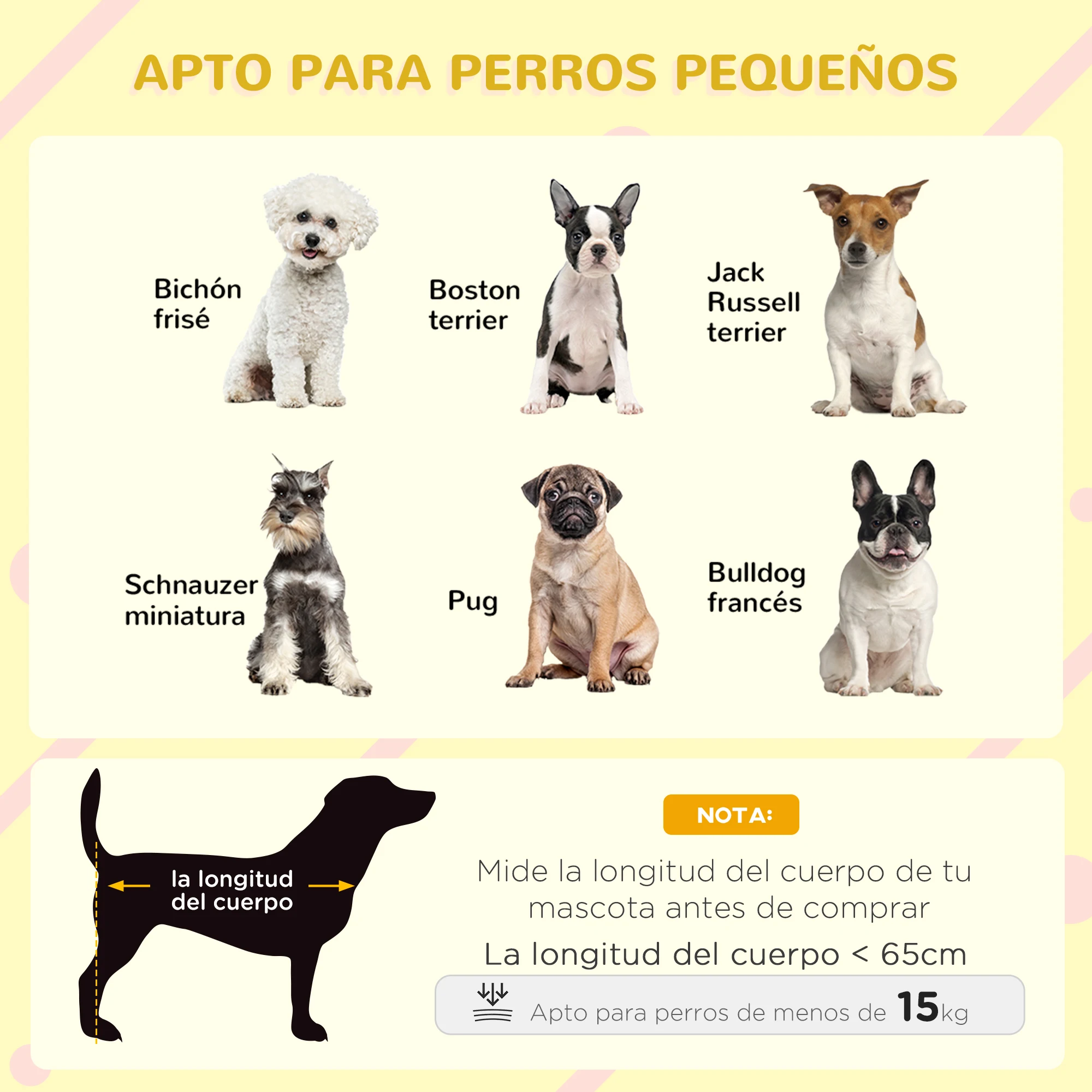 PawHut Caseta para Perros de Madera 97x72x65 cm Casita para Mascotas con Techo Asfáltico Abatible 2 Ventanas Puerta con Cortina y Base Extraíble - imagen 4