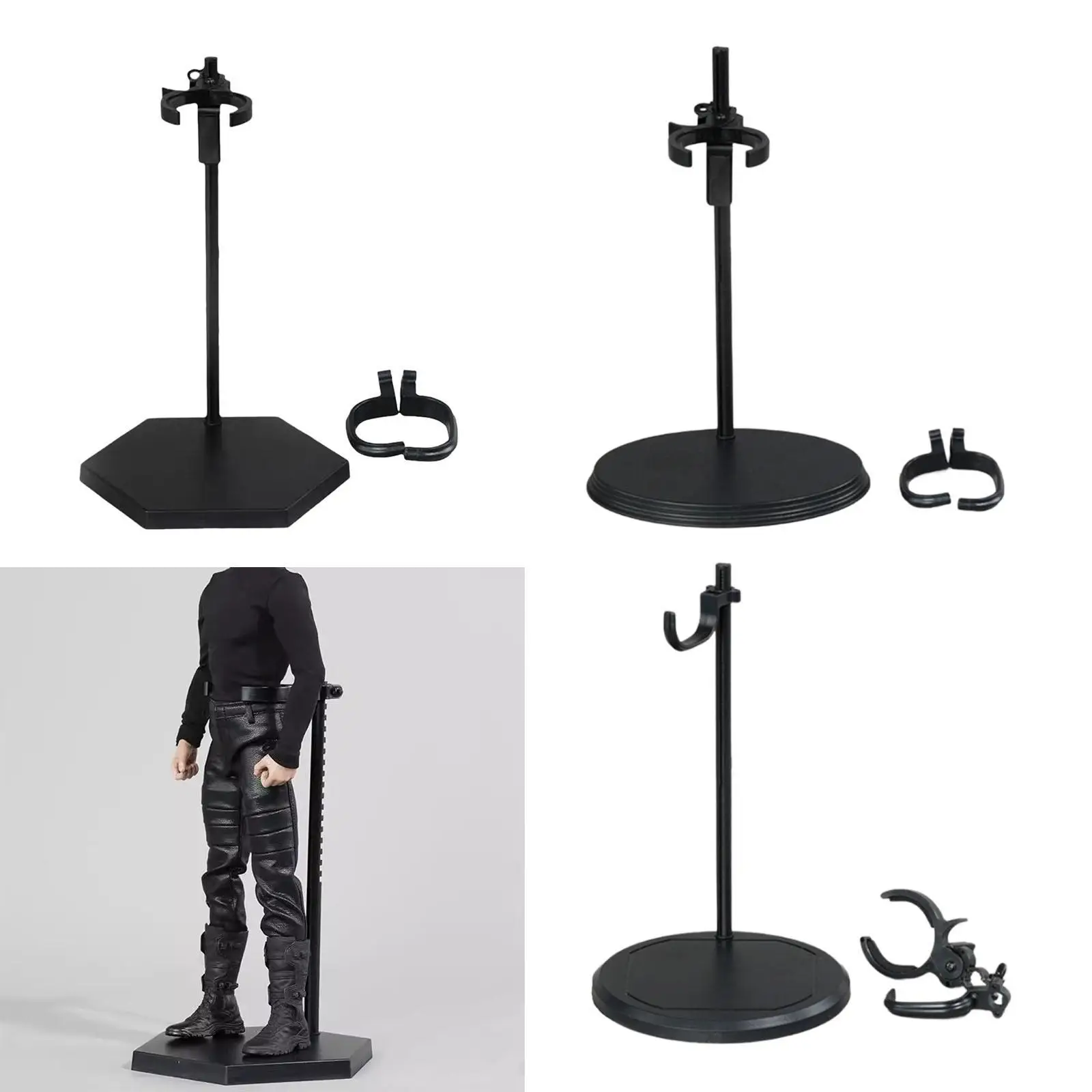 Display Stand for 1/6 Action Figures Doll Model Stand Versatile Adjustable Stable Base Stand for Fashion Dolls