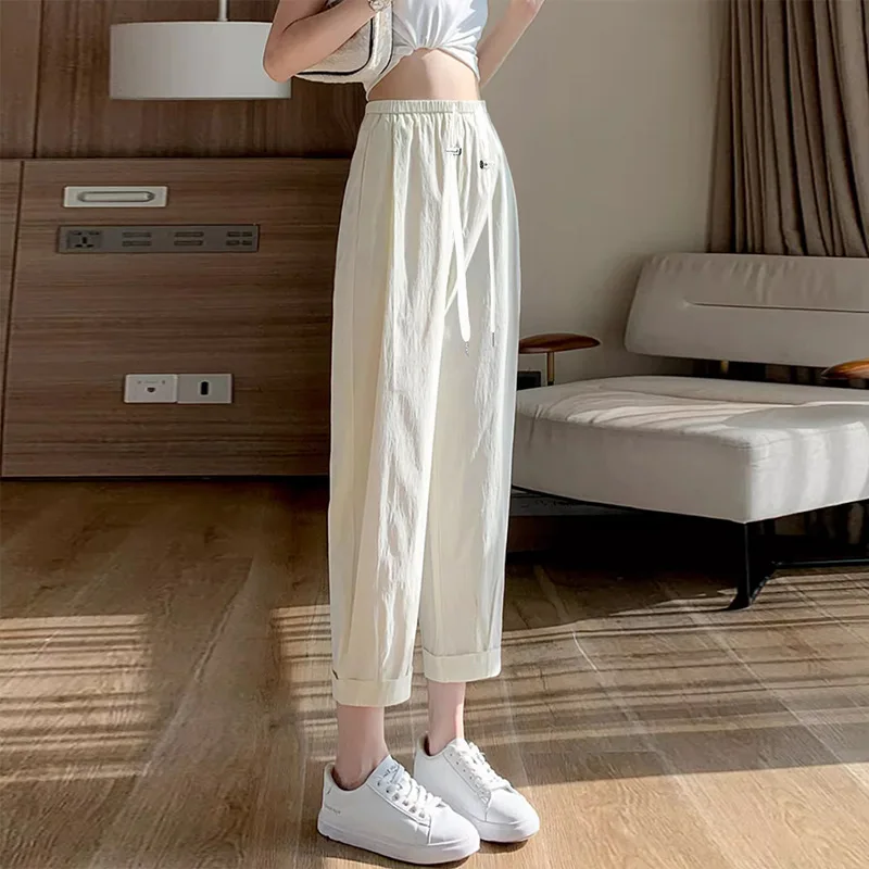 Pantalones premamá de algodón negro – Cómodos y frescos para verano - imagen 3