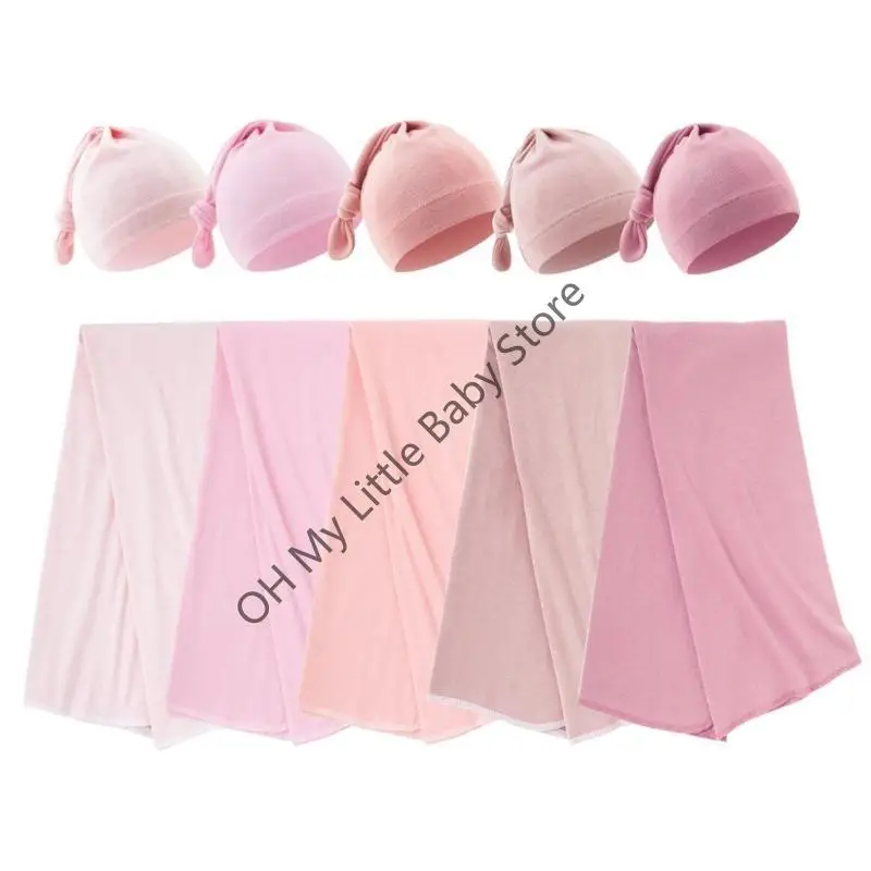 M76C edredón para bebé, manta receptora, manta absorbente fuerte, conjunto gorros, manta envolvente, gorro, Toalla baño
