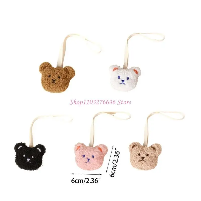 Clip para chupete oso de peluche – Sujeción suave para bebé - imagen 5