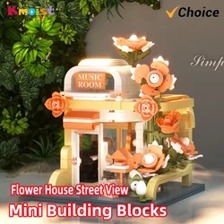 Juego de bloques de construcción – Casa de flores para armar
