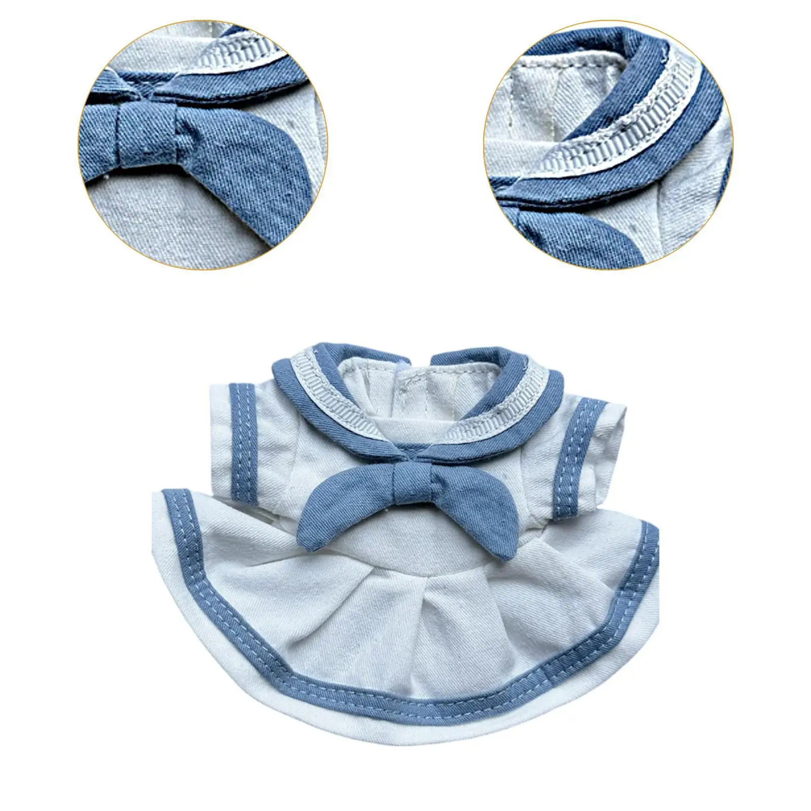 Dolls Dress Handmade Clothing for 10-15cm Dolls Dress up Thanksgiving Gifts