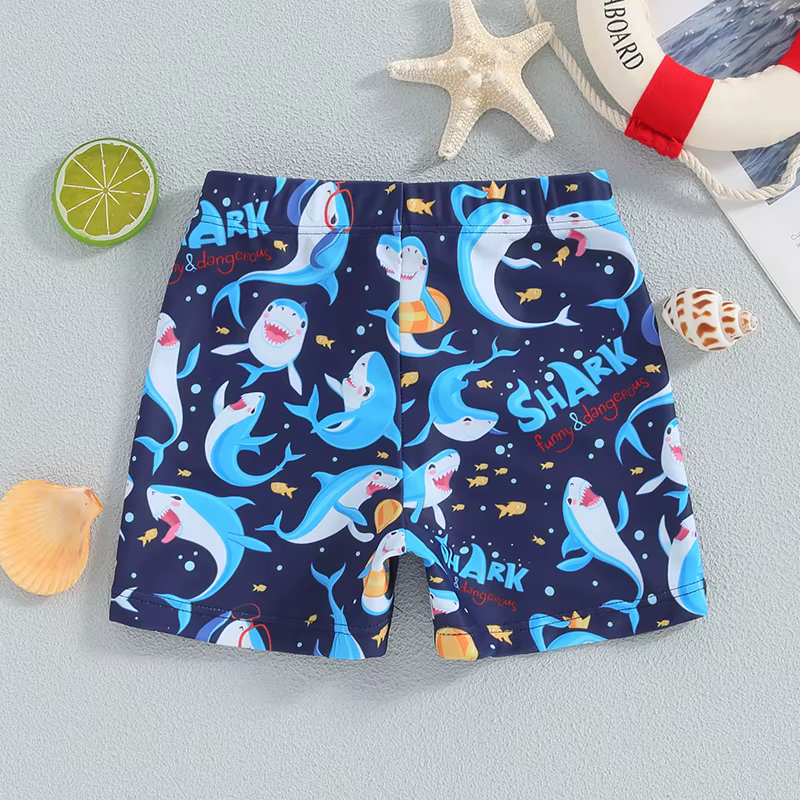 Tregren bañador niño estampado tiburón – cintura elástica - imagen 3