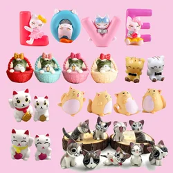 Figuras decorativas de gatos para habitación infantil