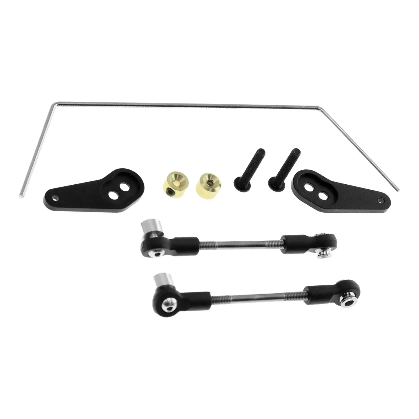 1/10 Scale Universal Portable Spare Parts Stabilizer Set Rear Rear Sway Bar Kits RC Spare Parts for 2WD Bbx-01 BB01 DIY Accs