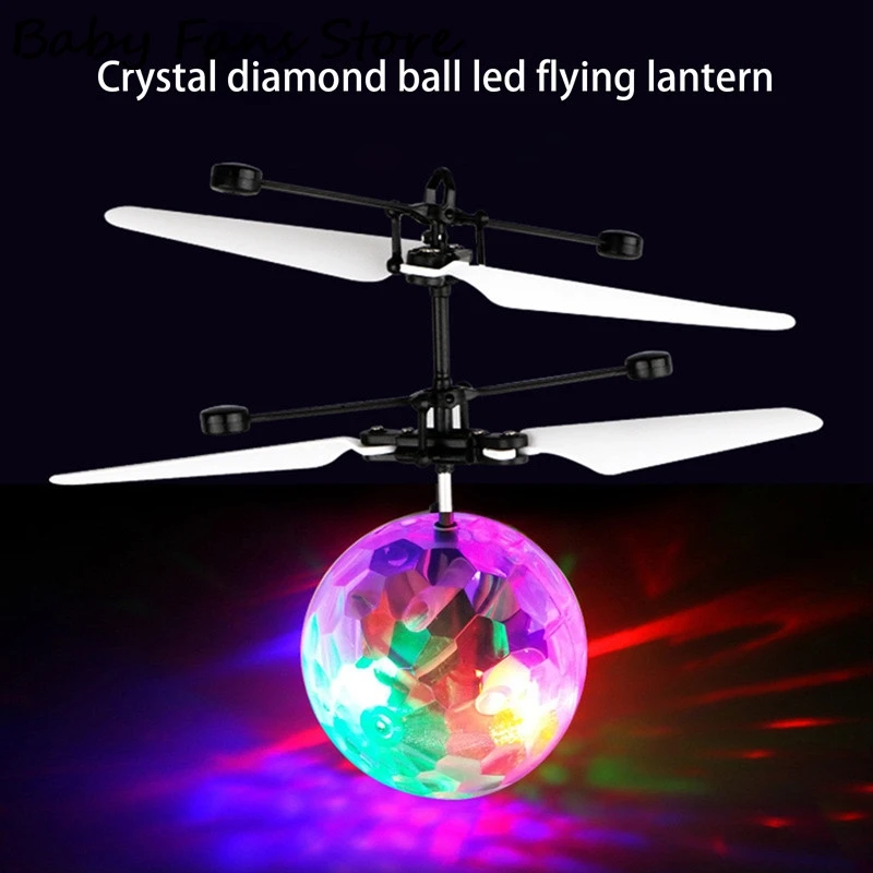 Hélicoptero LED infrarrojo volador luminoso para niños - imagen 4