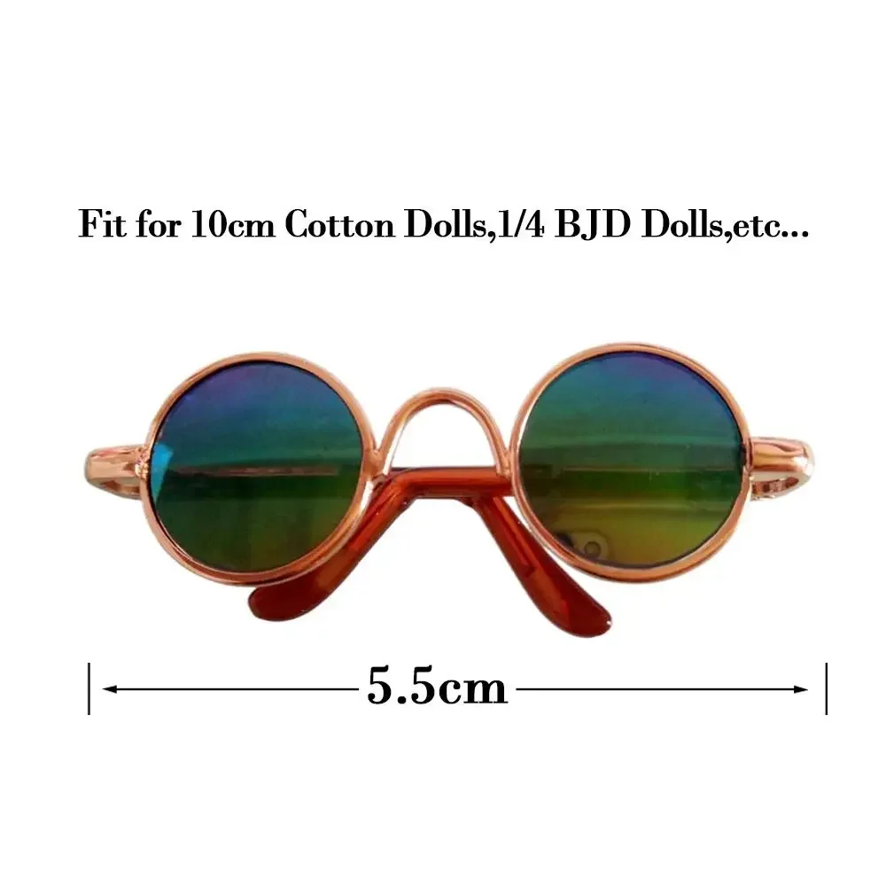 Gafas de pasta redondas para muñeca BJD – Estilo clásico - imagen 5