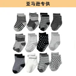 Calcetines infantiles de algodón con animales – Transpirables