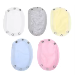 Extensor de Body para Bebé, 5 Piezas, Transpirable, Material de Algodón Suave, Extensión para Recién Nacidos y Niños Pequeños, Ajuste Cómodo, Unisex