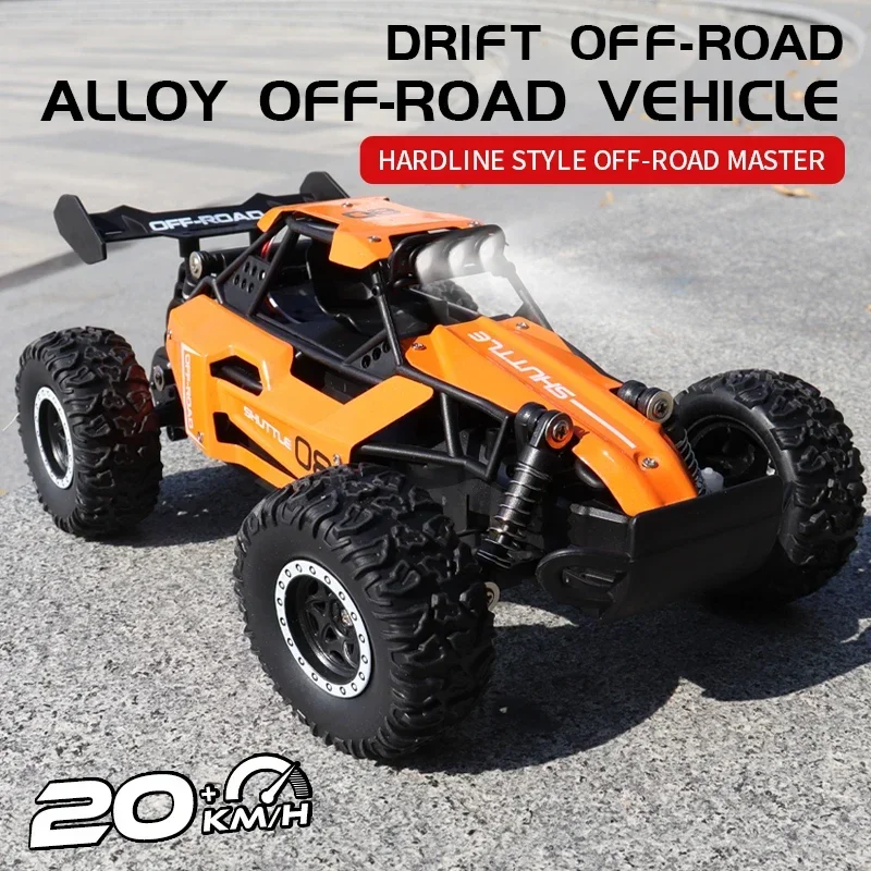 Coche RC todoterreno 2WD con LED – Control remoto para niños - imagen 3