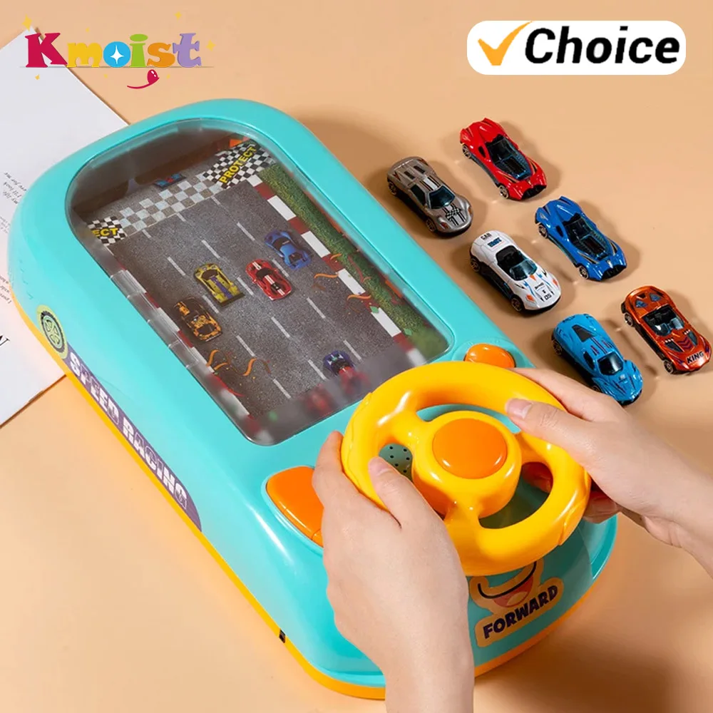 Volante infantil simulador de conducción realista para niños
